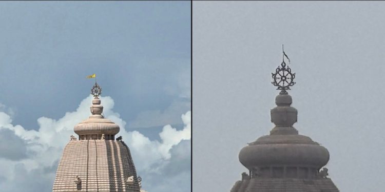 বজ্রপাতে ভস্মীভূত দীঘার জগন্নাথ মন্দিরের ধ্বজ, শুভেন্দু অধিকারী বললেন : ‘রাজনীতির জন্য ধর্ম নিয়ে ছেলেখেলার ফল’