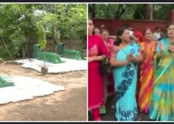 জয়পুরের কলেজে মাজার নির্মানের বিরোধিতায় ক্যাম্পাসে হনুমান চালিশা পাঠ