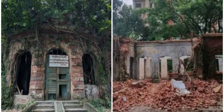 ময়মনসিংহে সত্যজিৎ রায়ের পূর্বপুরুষের বাড়ি ভেঙে নির্মান হচ্ছে শিশু একাডেমি, নিন্দায় সরব ভারতীয়রা