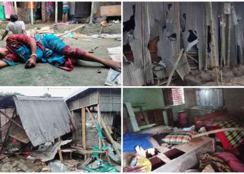 হজরত মহম্মদকে নিয়ে কটুক্তির মিথ্যা অভিযোগে রংপুরে ১৫ হিন্দু বাড়িতে লুটপাটের পর ভেঙে গুঁড়িয়ে দিল মুসলিমরা