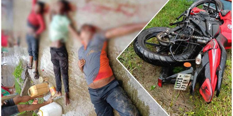 বৃষ্টি ভেজা রাস্তায় ভয়াবহ দুর্ঘটনা পূর্বস্থলীতে, মৃত তিন