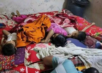 নিজের বউদি ও নাবালক ভাইঝি ভাইপোকে জবাই করে খুন করল নজরুল ইসলাম