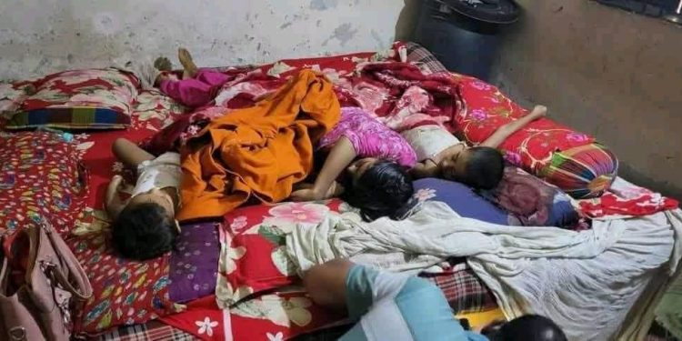 নিজের বউদি ও নাবালক ভাইঝি ভাইপোকে জবাই করে খুন করল নজরুল ইসলাম