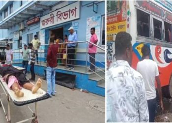 দুই মেয়েকে হাসপাতালে চিকিৎসা করাতে যাওয়ার পথে দুর্ঘটনায় বাবা ও এক মেয়ের মৃত্যু, গুরুতর জখম অন্য মেয়ে