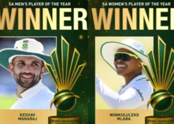 দক্ষিণ আফ্রিকার বর্ষসেরা পুরুষ ক্রিকেটার হলেন কেশব মহারাজ ও নারী ক্রিকেটার লাবা