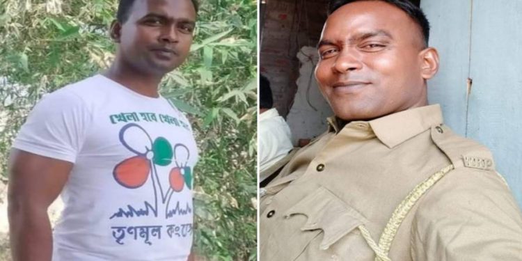 পুলিশের উর্দি গায়ে তৃণমূল নেতা শেখ ফিরোজ, মুখ্যমন্ত্রীর বর্ধমান সফরের আগে এই ছবি ঘিরে তোলপাড় রাজনৈতিক মহল 