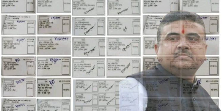 বারুইপুরের ১০০% হিন্দু বুথের ভোটার লিস্টে বাংলাদেশি মুসলিমদের নাম : বড়সড় জালিয়াতি ফাঁস করলেন শুভেন্দু অধিকারী