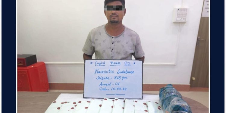 মালদায় ব্রাউন সুগারসহ গ্রেপ্তার আরও এক মাদক পাচারকারী