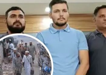 গাজায় পীড়িতদের নামে চাঁদা তুলে হোটেলে ফুর্তি করছিল তুর্কির মেগাত আল-আজহার ও তার দল, গুজরাট পুলিশ তাকে গ্রেপ্তার করেছে ; পলাতক আরও ৩ জনের বিরুদ্ধে লুকআউট নোটিশ জারি