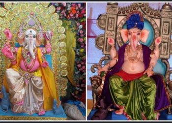 এলাকাবাসীর গণপতি আরাধনার স্বপ্নপূরণ করে যাচ্ছে ভাতার বাজারের ব্যবসায়ীদের দুটি ক্লাব 