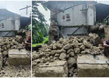 ধসে যাওয়া মাটির দেওয়ালের চাপে ভেঙে পড়ল বিদ্যুতের খুঁটি, তারের সংস্পর্শে এসে বিদ্যুৎস্পৃষ্ট হয়ে মারা গেলেন ভাতারের এক প্রৌঢ়