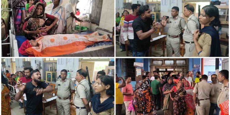 চিকিৎসায় গাফেলতিতে রোগী মৃত্যুর অভিযোগে উত্তাল কাটোয়া হাসপাতাল