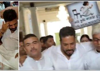 মুখ্যমন্ত্রীর উপস্থিতিতে বিধানসভায় ঘটে যাওয়া ঘটনার নিন্দা করে “তৃণমূলের রাজনৈতিক হিংস্রতার সমস্ত সীমা অতিক্রম করার জঘন্য নজির” বলে মন্তব্য করলেন সুকান্ত মজুমদার 