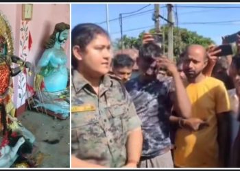 কোচবিহারের পুন্ডিবাড়ি বাজারে কালীপ্রতিমা ভাঙচুর, শুভেন্দু অধিকারী বললেন : “এটা মমতা ব্যানার্জির পশ্চিম বাংলাদেশের ঘটনা” 