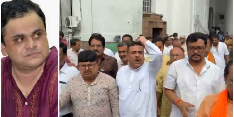 ভারতীয় সেনা ও ৭১ সালের পাকিস্থান সেনাকে এক করে দিলেন ব্রাত্য বসু, প্রতিবাদে সরব হওয়ায় শুভেন্দু অধিকারীকে বিধানসভা থেকে বহিষ্কারের অভিযোগ, “পাকিস্তানের দালাল তৃণমূল হটাও” স্লোগান তুলল বিজেপি  