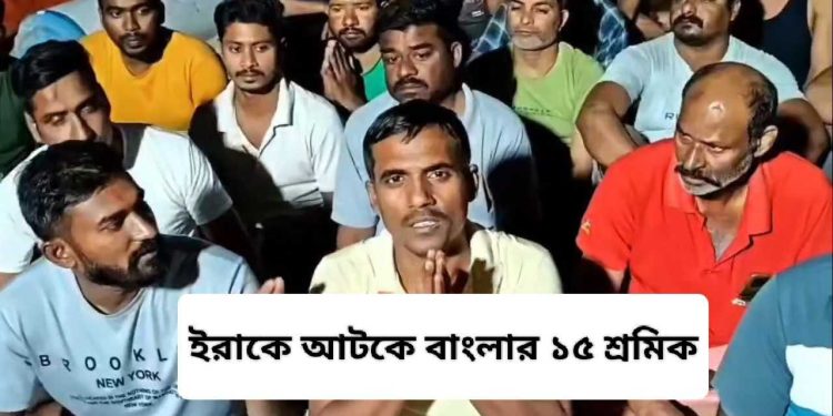 ইরাকে কাজ করতে গিয়ে আটকে পড়েছেন এরাজ্যের অন্তত ১৫ জন শ্রমিক, প্রাণ বাঁচিয়ে দেশের ফেরানোর জন্য কাতর আর্তি জানিয়ে ভিডিও পোস্ট 