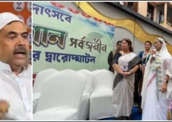 “হিজাব” পরে মমতার পূজো উদ্বোধনের তীব্র সমালোচনা করেছেন শুভেন্দু, তিনি বললেন : “৩০ শতাংশ ভোট একত্রিত করতে নিজেকে প্রো মুসলিম বলে বার্তা দিলেন তিনি” 