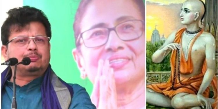 মমতা ব্যানার্জির প্রশস্তি গাইতে গিয়ে কোনো মনিষীকে ছাড় দিচ্ছেন না তৃণমূল নেতারা ; নবতম সংযোজন সিপিএম থেকে তৃণমূলে আসা ঋতব্রত ব্যানার্জি 