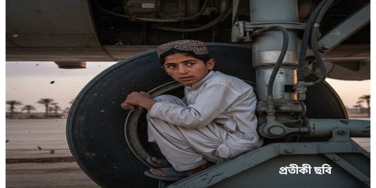 তালিবানি সন্ত্রাসের ভয়ে বিমানের পিছনের চাকায় লুকিয়ে দিল্লি চলে এলো ১৩ বছরের আফগান কিশোর 