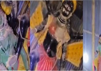 পঞ্চগড়ে কালী মন্দিরে প্রতিমা ভাঙচুর, বাংলাদেশের পুলিশ আটক ব্যক্তিকে ‘পাগল’ ঘোষণা করে দিল