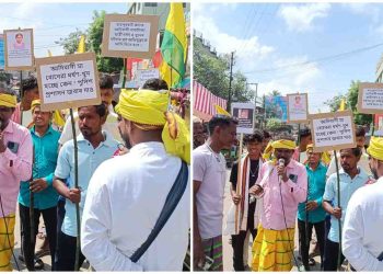 রামপুরহাটে ছাত্রীর ধর্ষক-খুনি শিক্ষকের ফাঁসি ও ‘ব্যর্থ’ পুলিশমন্ত্রীর পদত্যাগের দাবিতে ভাতারে তুমুল বিক্ষোভ দেখালো আদিবাসী সংগঠন 