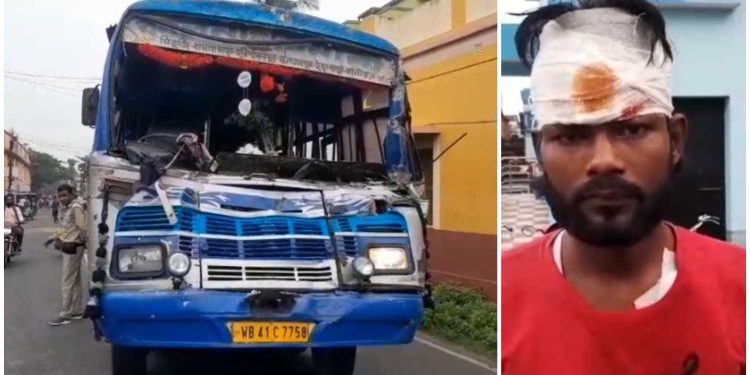 দুই বাসের রেষারেষিতে ঘটল ভয়াবহ দুর্ঘটনা, নিয়ন্ত্রণ হারিয়ে ডাম্পারের পিছনে ধাক্কা দেওয়ায় একটি বাসের অন্তত ১৬ যাত্রী আহত 