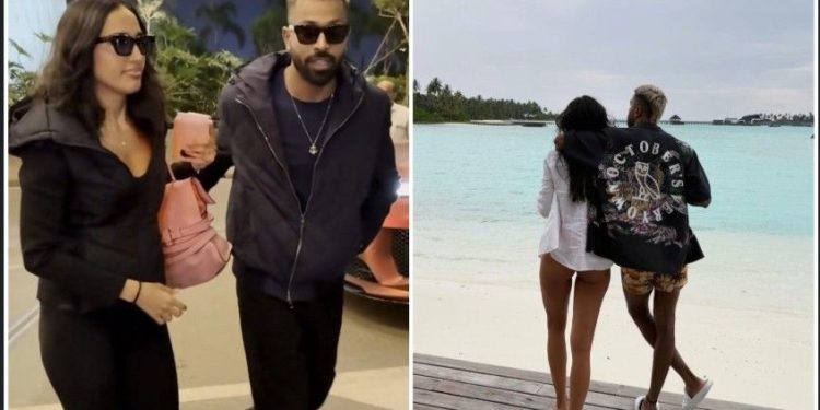 নতুন বান্ধবী মাহিকার সাথে চুটিয়ে প্রেম করছেন হার্দিক পান্ডিয়া  