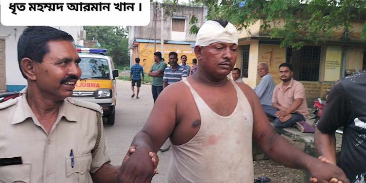 নাবালক ছেলে ও মেয়ের সামনে নিষ্ঠুর অত্যাচার চালিয়ে স্ত্রীকে খুনের চেষ্টা,গ্রেপ্তার অভিযুক্ত 