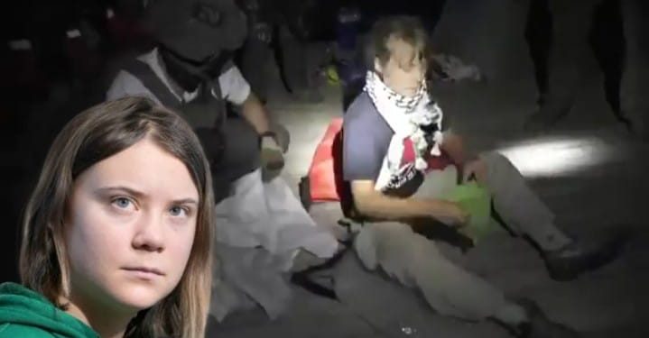 ইসরায়েলের বিরুদ্ধে ভীষণ ষড়যন্ত্র শুরু করেছে ইউরোপের কিছু দেশ, গাজায় উসকানি দিতে গিয়ে আটক হামাসপন্থী সুইডিশ জলবায়ু  কর্মী গ্রেটা থানবার্গ 