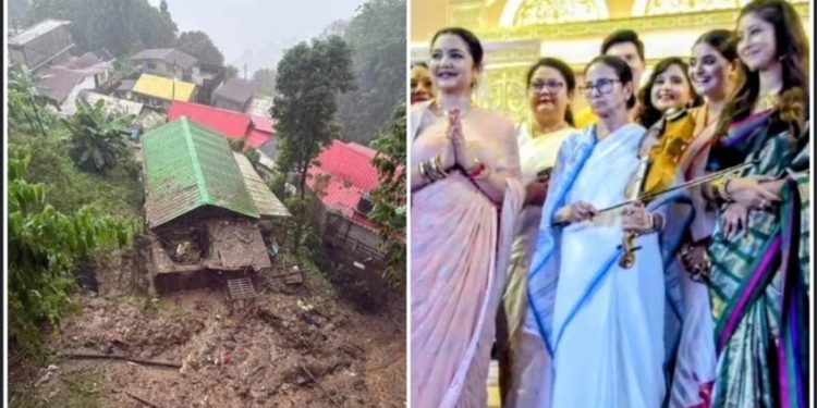 উত্তরবঙ্গে মানুষ মরছে, এদিকে কার্নিভালে মমতার “নৃত্য” ! নিন্দার  ঝড়, পাহাড়ের বন্যাকে “বিপর্যয়” ঘোষণার দাবি তুললেন বিজেপি সাংসদ 