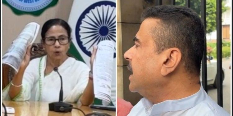 শুভেন্দুর কথায় : “এক কোটির অধিক নাম বাদ যাবে” ; মমতার হুমকি : “আগুন নিয়ে খেলবেন না, দাঙ্গা থেকে শুরু করে….”