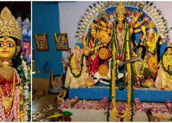 বিদ্যুৎ বিচ্ছিন্ন করে দুর্গামূর্তির কয়েক লক্ষ টাকার গহনা চুরি, কাঠগড়ায় খোদ পুলিশ, তোলপাড় পূর্ব বর্ধমানের কেতুগ্রাম 