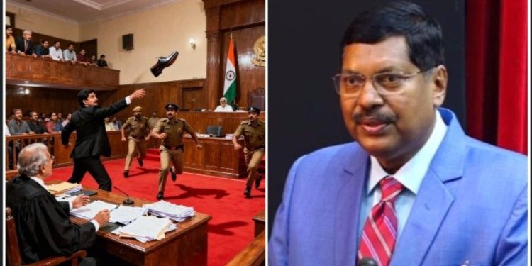 হিন্দু ধর্ম নিয়ে বিতর্কিত মন্তব্যের জের, প্রধান বিচারপতি গাভাইয়ের দিকে জুতো ছুড়লেন আইনজীবী 