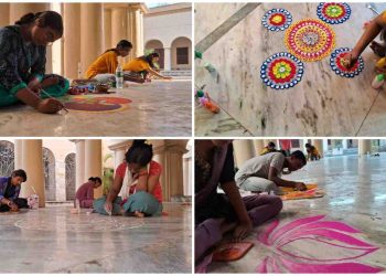 দূষণবিহীন দীপাবলি উদযাপনের বার্তা দিতে আলপনা এবং রঙ্গোলী প্রতিযোগিতার আয়োজন করল বর্ধমানের স্বেচ্ছাসেবী সংস্থা