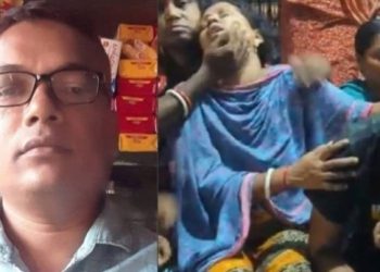 কোজাগরী লক্ষ্মীপুজার রাতে নেত্রকোনায় নিজ দোকানের ভিতরে হিন্দু ব্যবসায়ীকে শ্বাসনালী কেটে  নৃশংস খুন 