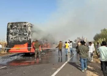 জয়সলমীরে চলন্ত বাসে আগুন, জীবন্ত দগ্ধ হয়ে মৃত ২০ জন, ক্ষতিপূরণ ঘোষণা করেছেন  প্রধানমন্ত্রী 