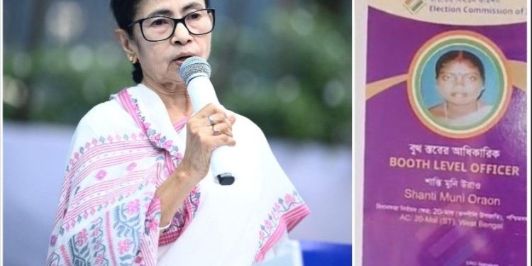 মালবাজারে মহিলা বিএলও ঝুলন্ত দেহ উদ্ধারের ঘটনায় নির্বাচন কমিশনের “অমানবিক চাপ সৃষ্টি”কে দায়ি করে এসআইআর বন্ধের দাবি জানালেন মুখ্যমন্ত্রী