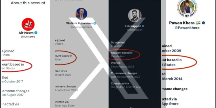 নাম গোপন করে পাকিস্তান- বাংলাদেশ-আমেরিকা থেকে ভারত বিরোধী অপপ্রচার ; এক্স-এর নতুন বৈশিষ্ট্য চিহ্নিত করে দিলো ওই ষড়যন্ত্রকারীদের 