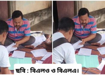 অঙ্গনওয়াড়ি কেন্দ্রে বসে গণনা ফর্ম বিলির প্রতিবাদ করায় বিজেপি বিএলএ-র বাড়ি ঘেরাও করা ও মারধরের হুমকি, অভিযুক্ত বিএলও 