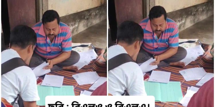 অঙ্গনওয়াড়ি কেন্দ্রে বসে গণনা ফর্ম বিলির প্রতিবাদ করায় বিজেপি বিএলএ-র বাড়ি ঘেরাও করা ও মারধরের হুমকি, অভিযুক্ত বিএলও 