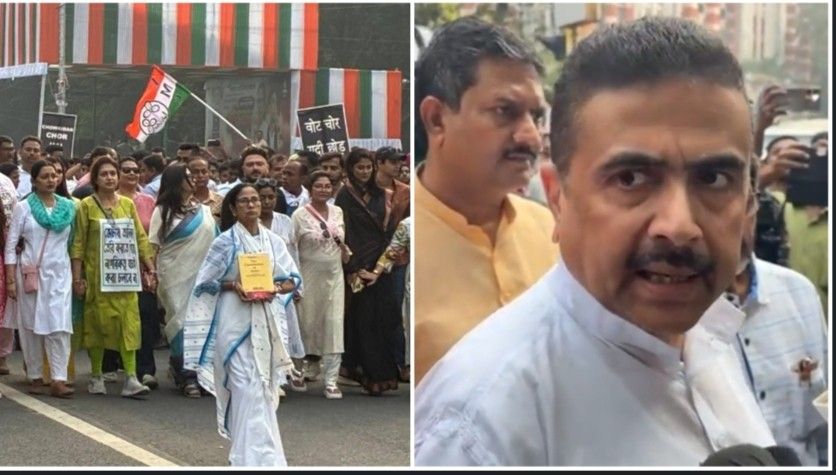 “তৃণমূলের আজকের মিছিল জামাত ইসলামির মিছিল, বাংলাদেশী অনুপ্রবেশকারীরা অংশ নিয়েছে”  : শুভেন্দু অধিকারী 