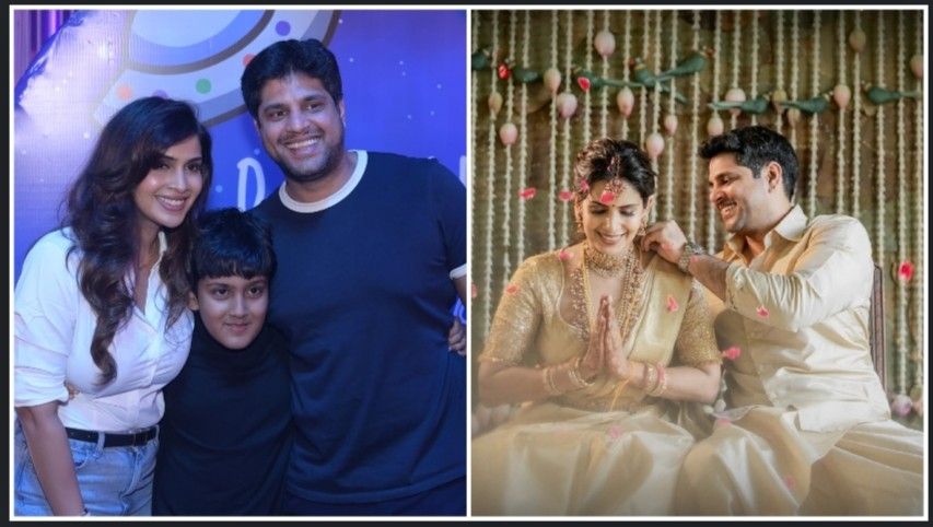 প্রাক্তন ক্রিকেটার অনিরুদ্ধ শ্রীকান্তকে বিয়ে করলেন এক সন্তানের মা জনপ্রিয় তামিল অভিনেত্রী সম্যুক্তা শান 