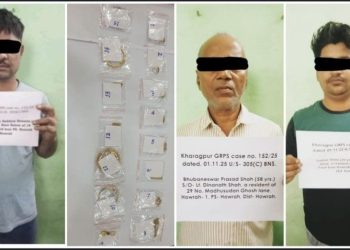 খড়গপুর স্টেশনে ট্রেনে মহিলার ১৫ লক্ষ টাকার গহনা ছিনতাইয়ের ঘটনায় গ্রেপ্তার দুষ্কৃতী মহম্মদ নূর আলম ; চোরাই গহনা কিনে জেলে যেতে হল হাওড়ার স্বর্ণব্যবসায়ী ও তার সহযোগীকে 