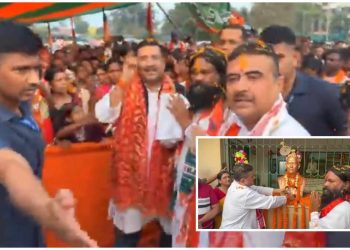 ঝাড়খণ্ডের ঘাটশিলাতেও শুভেন্দু অধিকারীর সভায় জলপ্লাবন ; বললেন : “১৭৭ আসন জিতে বঙ্গে সরকার গঠন করবে বিজেপি” 