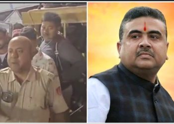 জগদ্ধাত্রী পুজোর বিসর্জনের শোভাযাত্রায় অংশগ্রহণকারীদের উদ্দেশ্যে কৃষ্ণনগর কোতোয়ালি থানার আইসির অশ্রাব্য ভাষায় গালাগালির ভিডিও শেয়ার করে নিন্দায় সরব হলেন শুভেন্দু অধিকারী 