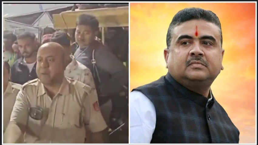 জগদ্ধাত্রী পুজোর বিসর্জনের শোভাযাত্রায় অংশগ্রহণকারীদের উদ্দেশ্যে কৃষ্ণনগর কোতোয়ালি থানার আইসির অশ্রাব্য ভাষায় গালাগালির ভিডিও শেয়ার করে নিন্দায় সরব হলেন শুভেন্দু অধিকারী 