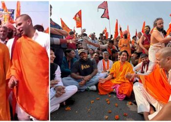 বাবা বাগেশ্বরের ‘সনাতন হিন্দু একতা পদযাত্রা’য় সামিল হলেন  শিখর ধাওয়ান ; হিন্দুত্বকে শক্তিশালী করতে একজোট হওয়ার আহ্বান জানালেন  