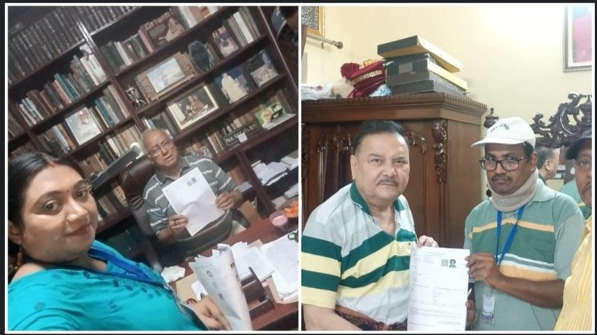 একদিকে এসআইআর-এর বিরোধিতা, অন্যদিকে মমতা-সৌগত-মদন প্রভৃতি তৃণমূলের তাবড় নেতাদের বিএলও-দের সাথে ফটোসেশান,   কটাক্ষ করল বিজেপি 