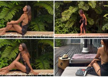 ৪০ বছর বয়সী অভিনেত্রীর বিকিনি পরে অর্ধনগ্ন ফটোশুট নজর কেড়েছে ভক্তদের, দিলেন কিছু সাহসী পোজ 