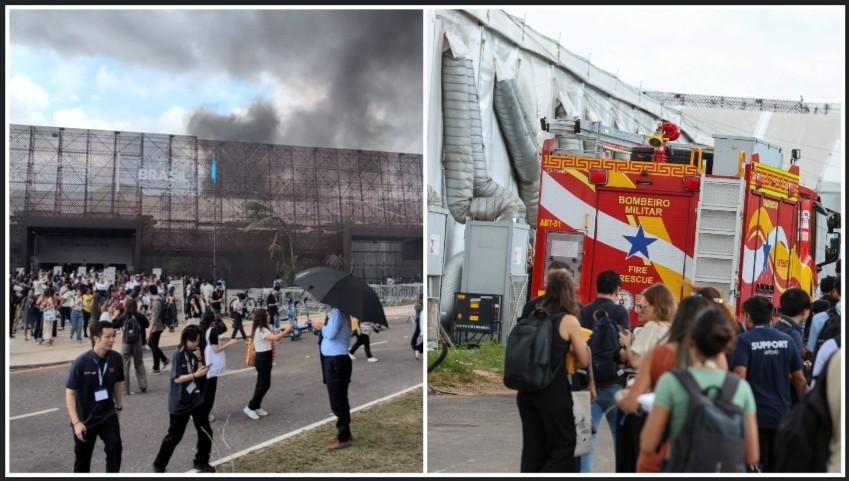 জাতিসংঘের COP30 জলবায়ু সম্মেলন ভেন্যুতে আগুন, বরাত জোরে প্রাণে বাঁচলেন ভারতের পরিবেশমন্ত্রী ভূপেন্দ্র যাদব